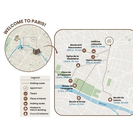 L'oree De Garnier I 1br I 10 Min From Opera דירה פריז